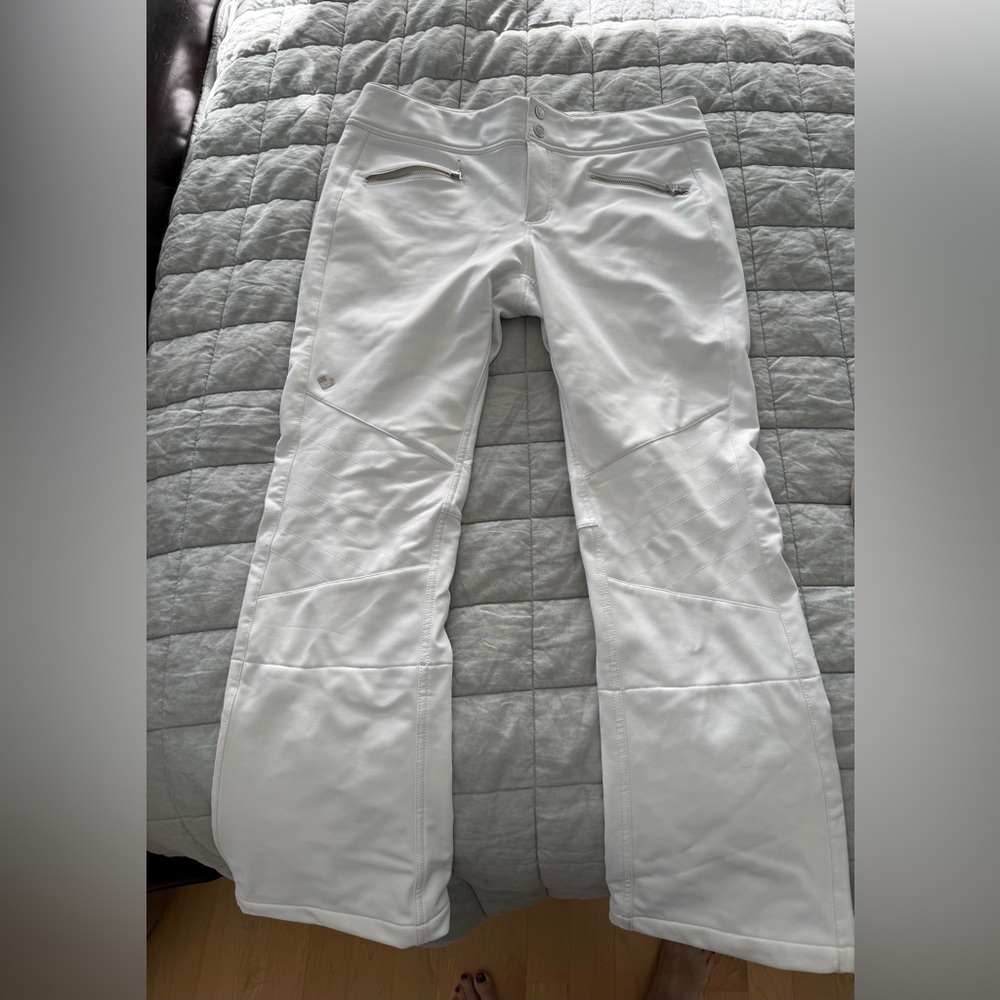 Obermeyer Resort Clio Softshell Ski Pant Size 14 White